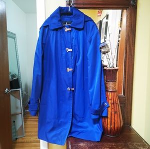 London fog | Royal blue trench coat